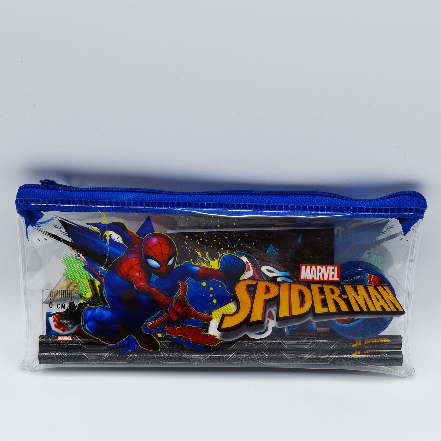 Estuche Transparente Con Cremallera De PVC Transparente Para Lápices, , large