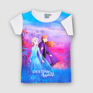 Camiseta FROZEN de manga corta para niña