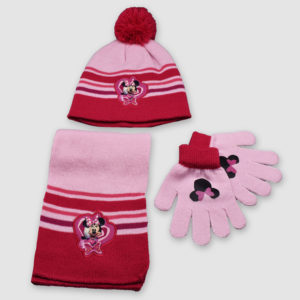 Conjunto de gorro, guantes y bufanda de MINNIE