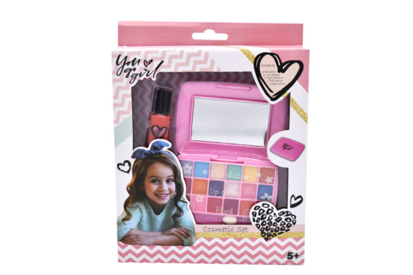 Estuche de maquillaje infantil y esmalte de uñas. You go girl - Imagen 5