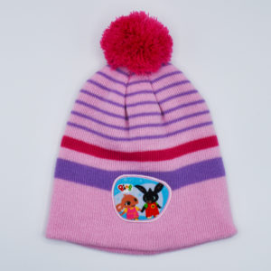 Gorro con pompóm de BING para niña