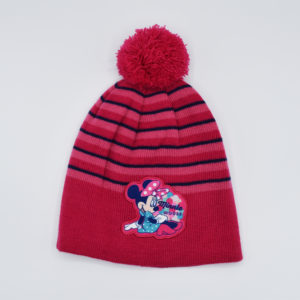 Gorro con pompóm de MINNIE MOUSE para niña.