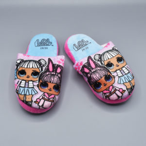 Pantuflas de LOL para niña