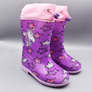 Botas de lluvia de Minnie para niña con Unicornio