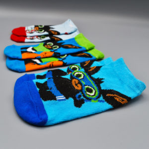 Pack de 3 calcetines BING para niños, azul, turquesa y celeste