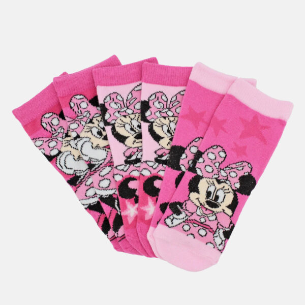 Pack de 3 calcetines MINNIE para niñas - Imagen 4