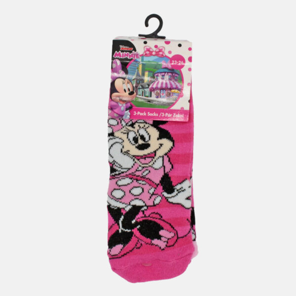 Pack de 3 calcetines MINNIE para niñas - Imagen 3
