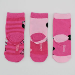 Pack de 3 calcetines MINNIE para niñas