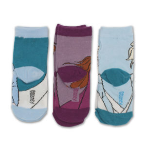 Pack de 3 calcetines FROZEN para niñas de Ana y Elsa