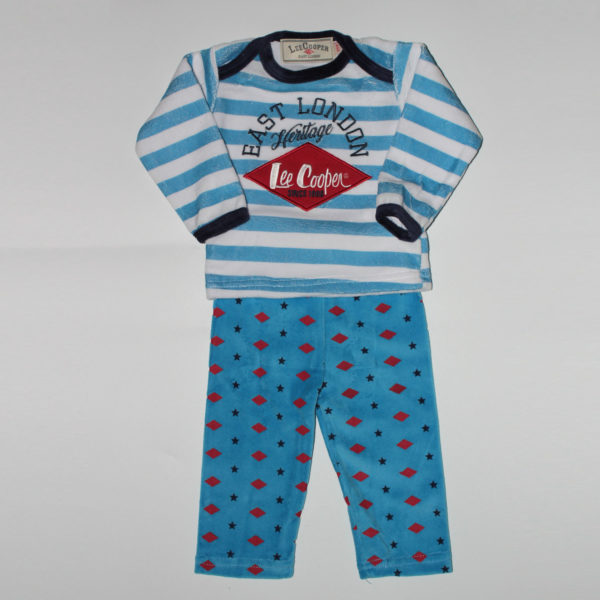 Set de 5 piezas para bebé niño con rombos y estrellas - Imagen 3
