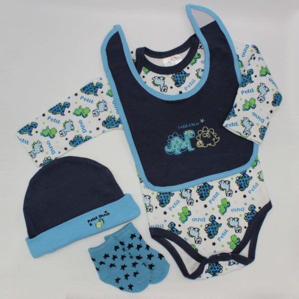 conjunto ropa bebé niño dinosaurios