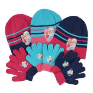 Conjunto de gorro y guantes de FROZEN para niñas