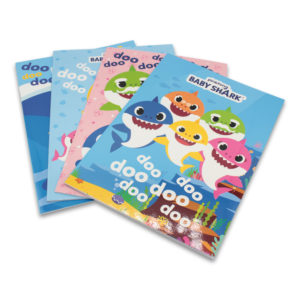 libretas colorear baby shark