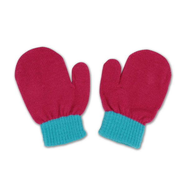 Manoplas de FROZEN para niña en fucsia y marino - Imagen 5