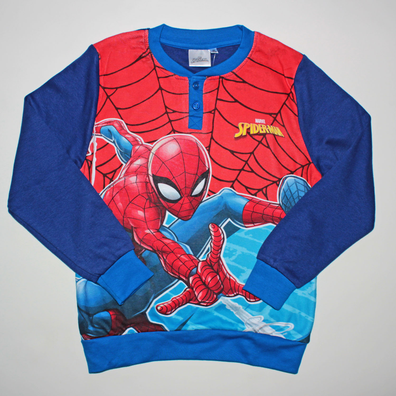 MARVEL - Pijama azul Spiderman Niño