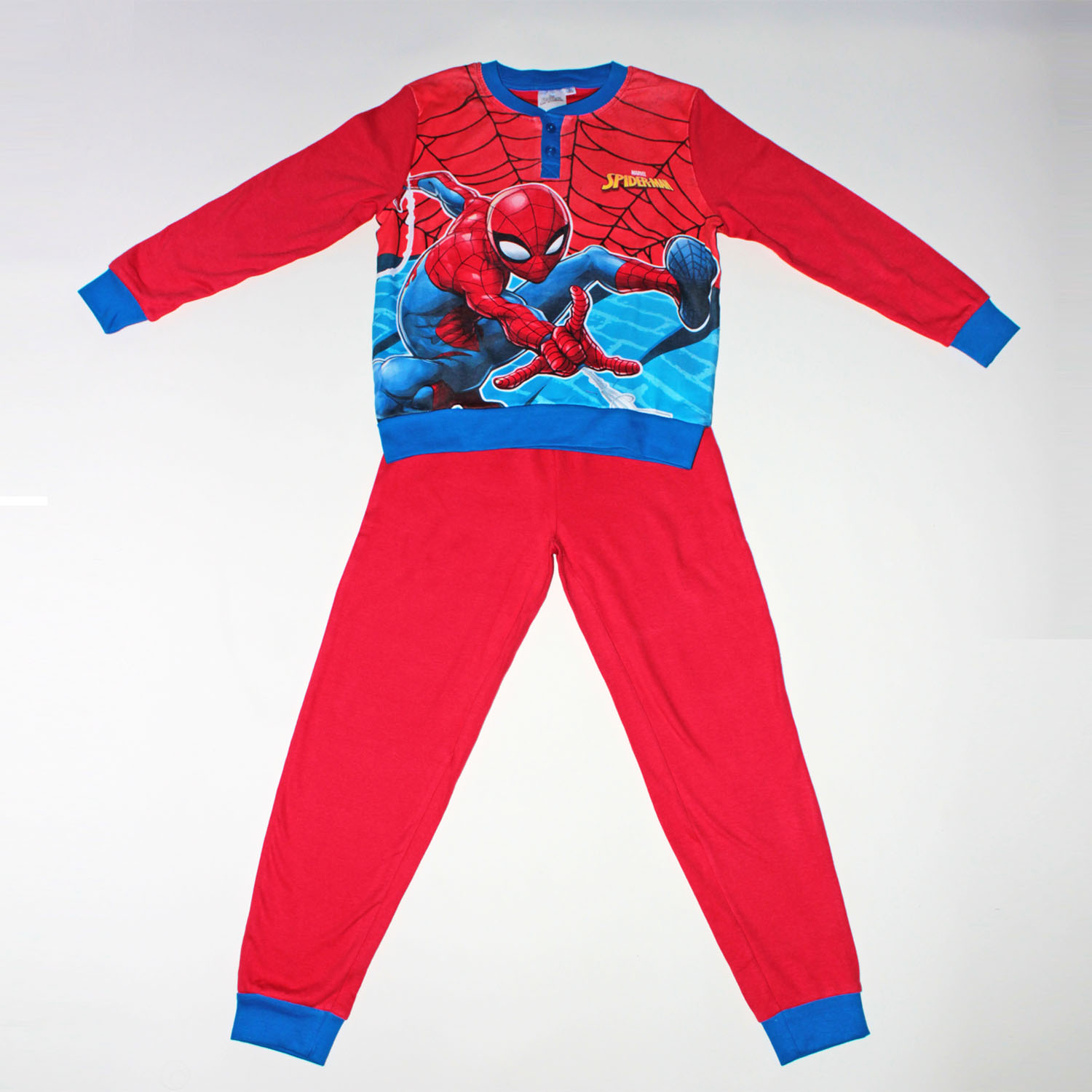 Marvel Pijama Entero para Niños Spiderman Azul 4 : : Ropa,  Zapatos y Accesorios