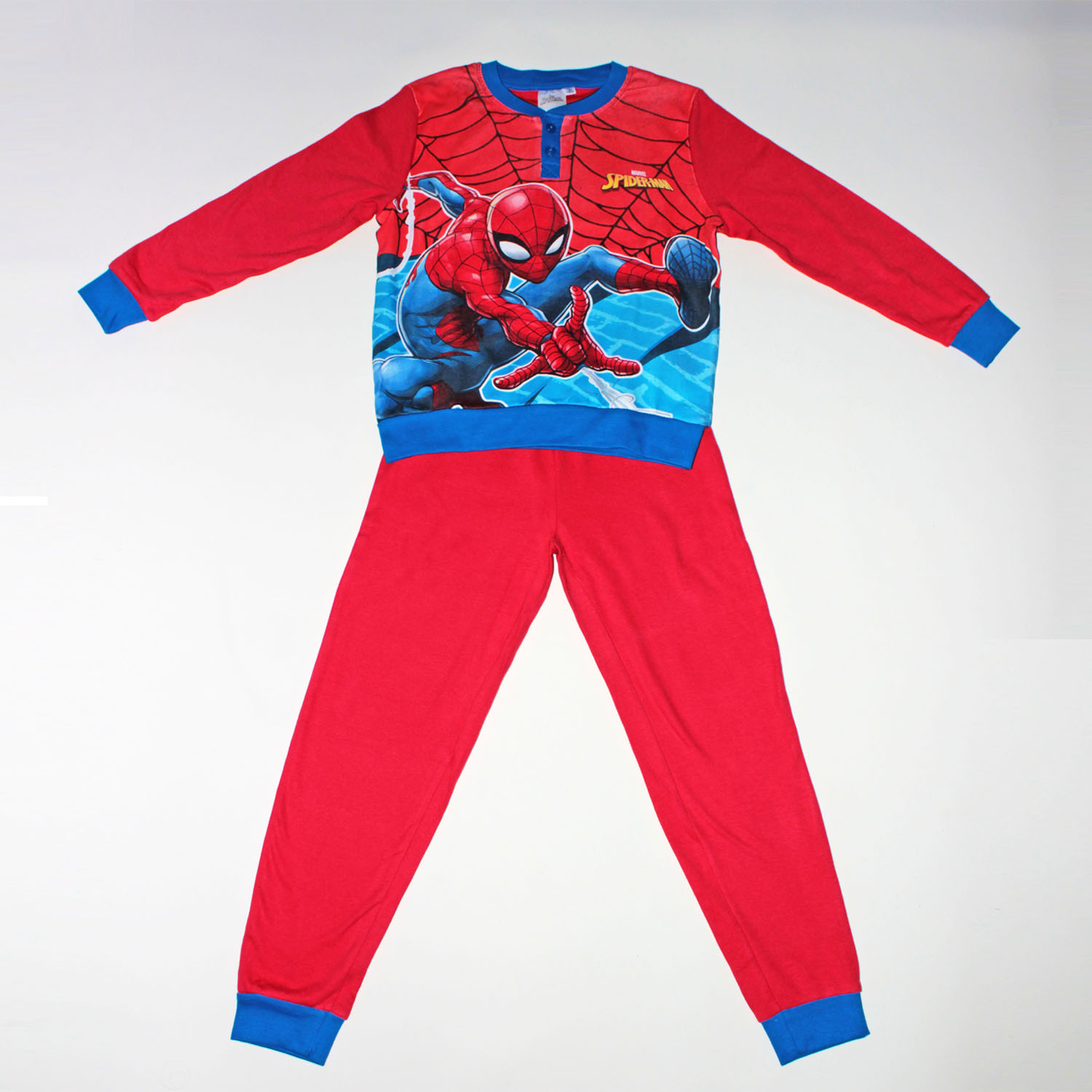 Pijama Spider-Man para niño, Azul / Patchwork