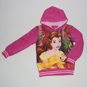 sudadera princesa disney con capucha para niña