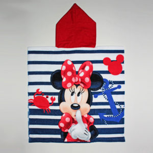 Poncho de Minnie marinera para niñas