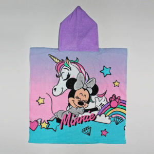 poncho niña playa piscina minnie mouse disney