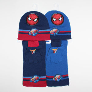 Conjunto de gorro, guante y bufanda de SPIDERMAN para niño