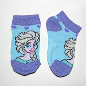 Pack de 3 calcetines de Frozen para niñas en celeste y crema