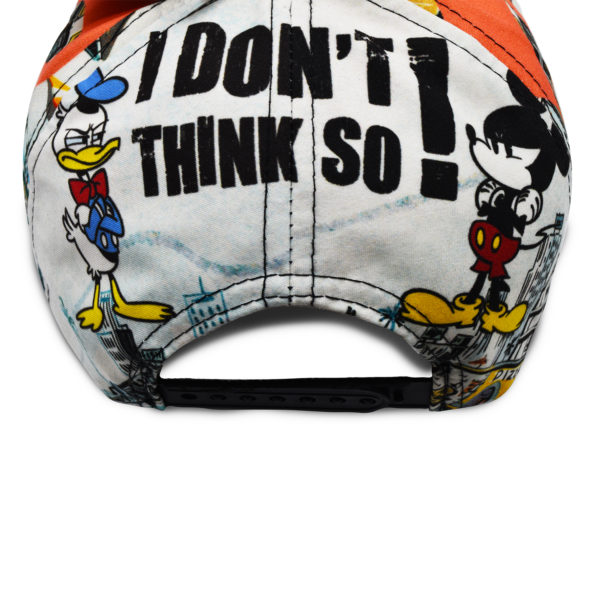 Gorra visera plana Hip Hop de MICKEY. Unisex