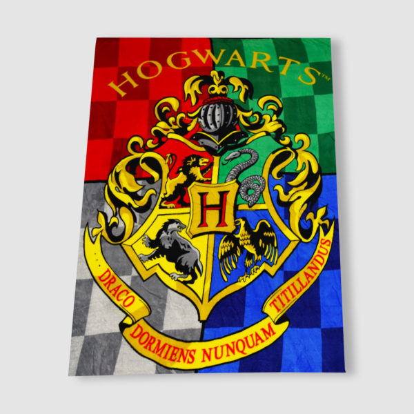 Manta de Harry Potter Hogwarts. Unisex