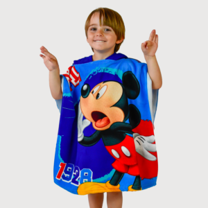 poncho niño playa piscina mickey mouse disney