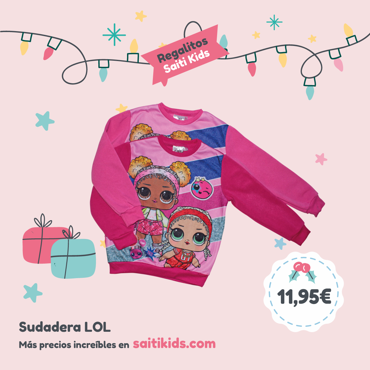 sudadera LOL infantil