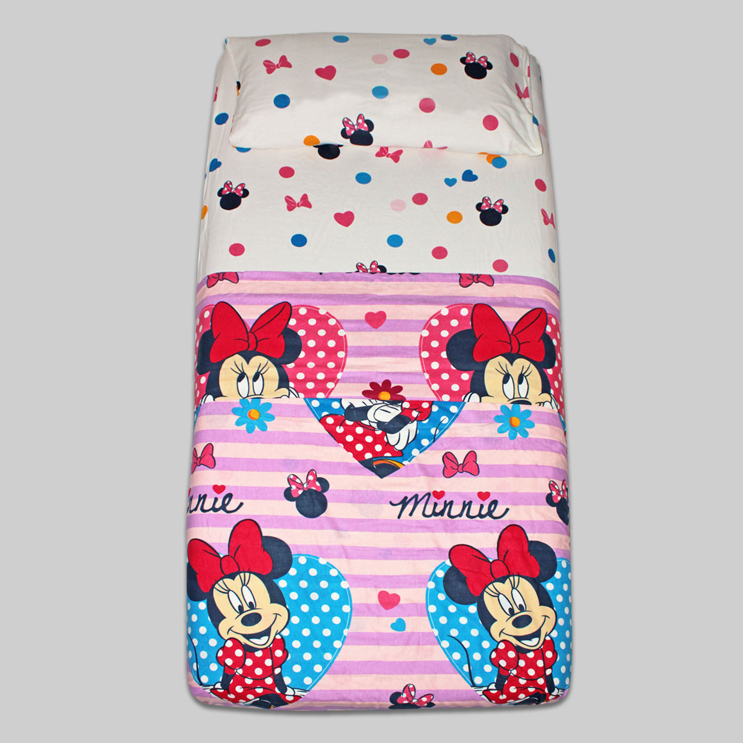 juego de cama infantil sábanas para niñas minnie mouse