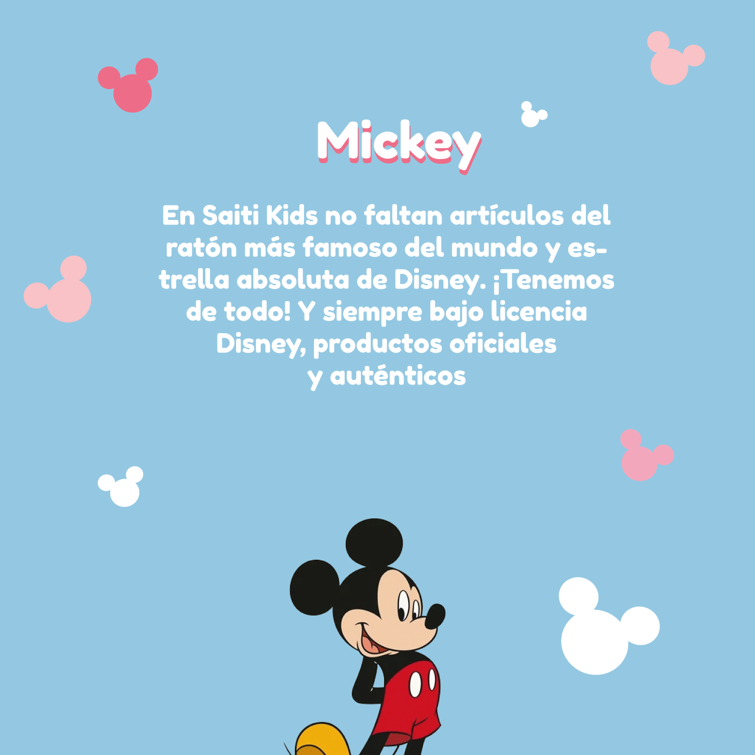 Regalos Disney de Mickey Mouse para niños