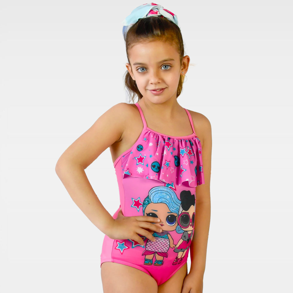 Bañadores con volantes para niña: bikinis y culottes infantiles | Saiti