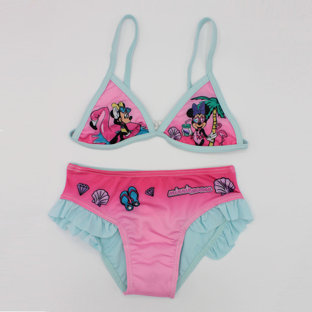 Costume Bikini Minnie Bambina - Coordinato Con Gonnellina, 82% Frou, 18% Pe, Comodo E Trendy - Foto 9