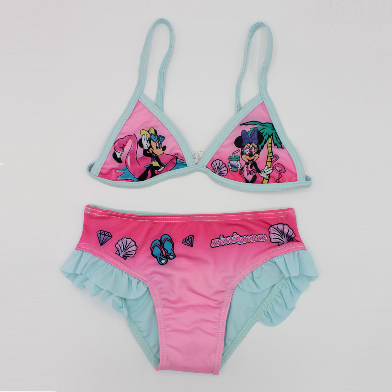 bañador para niña bikini minnie mouse disney