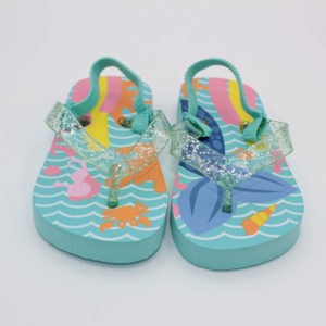 Chanclas de Niña Turquesa Sirena