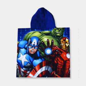 Poncho Avengers para niño