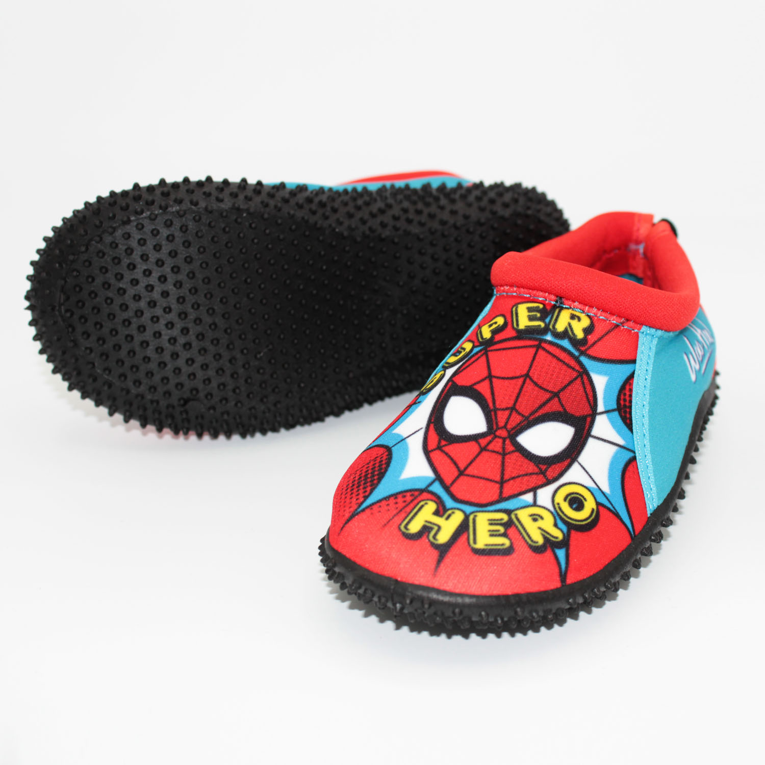 zapatillas infantiles para el agua spiderman para niños
