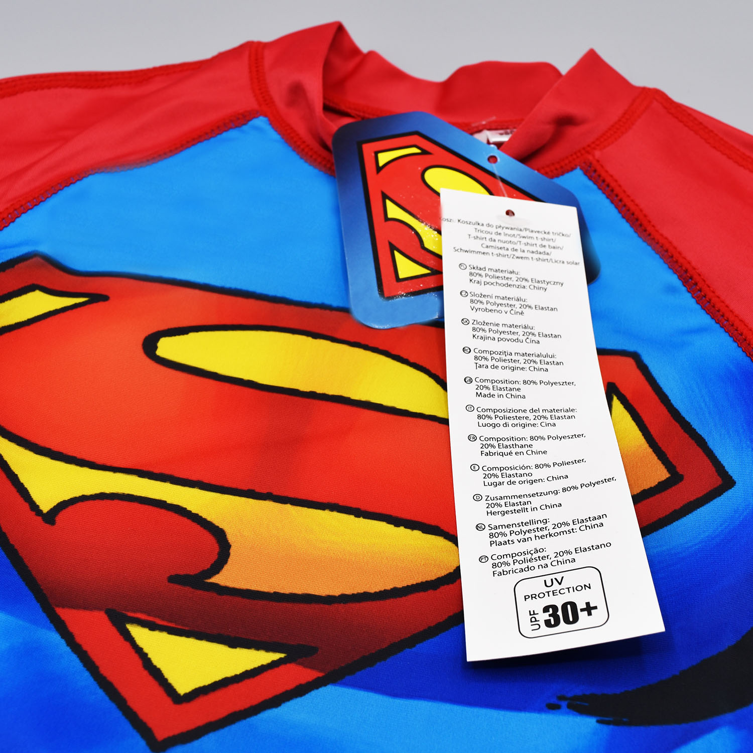 Camiseta de playa SUPERMAN con protección | Saiti Kids