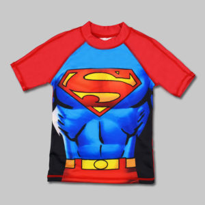 camiseta proteccion ultravioleta para niños de superman