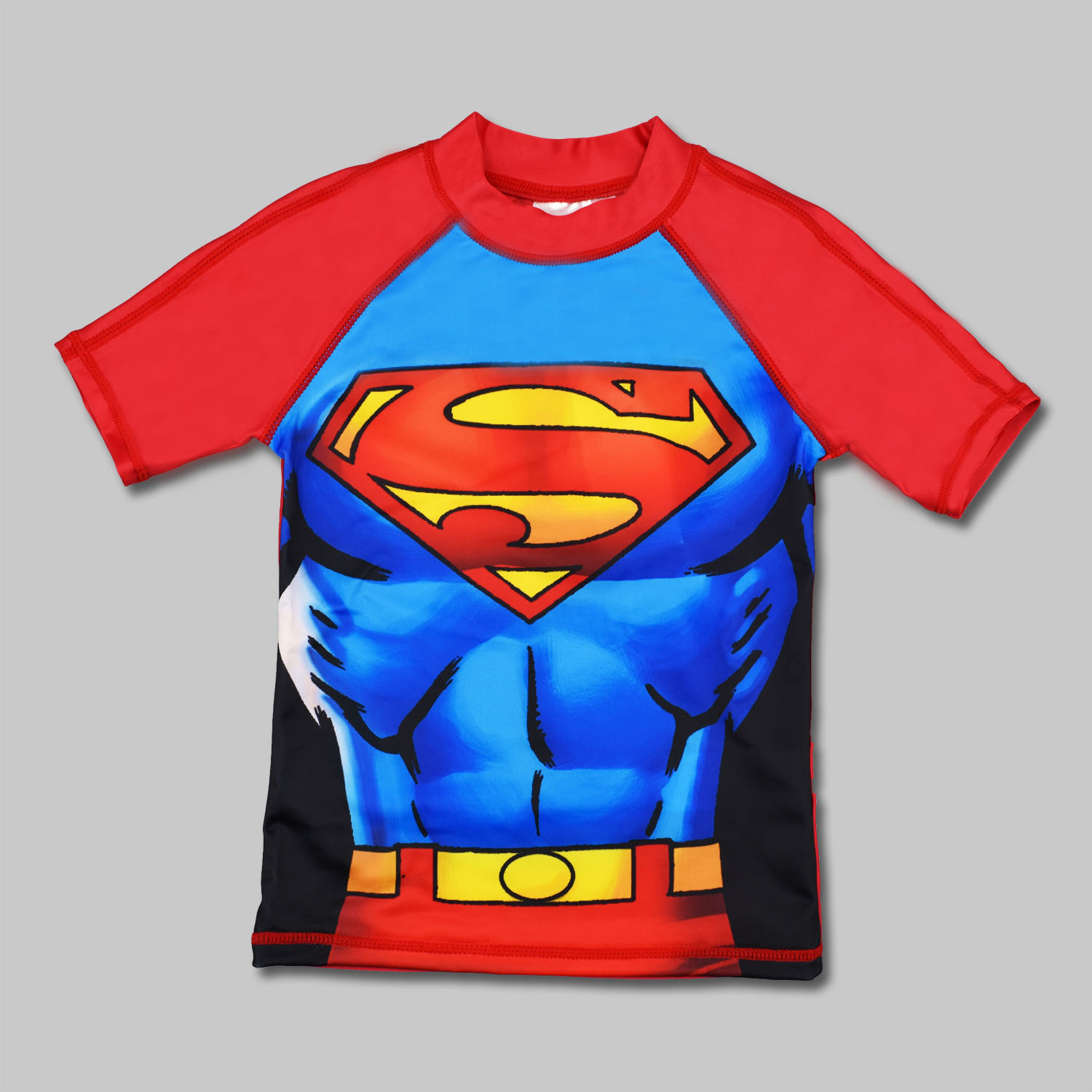 camiseta proteccion ultravioleta para niños de superman