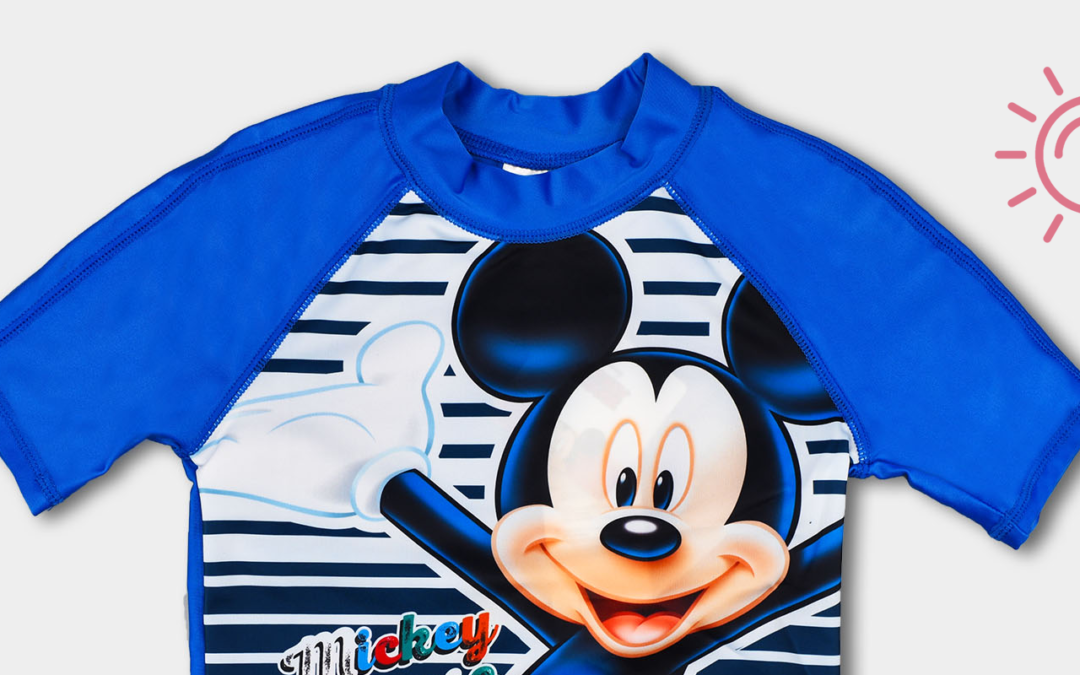 camiseta proteccion solar niños mickey mouse disney