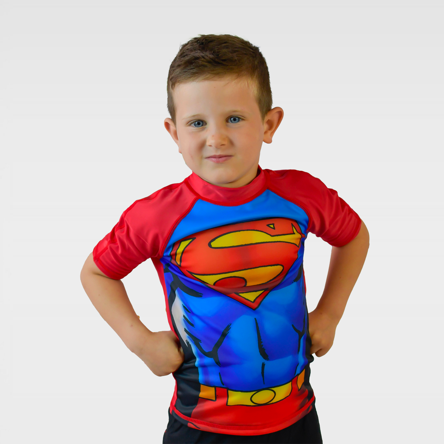 Camiseta de playa SUPERMAN con protección | Saiti Kids