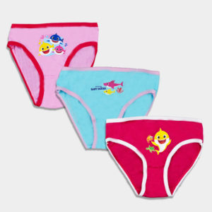 Baby Shark bragas de niña. Pack de 3