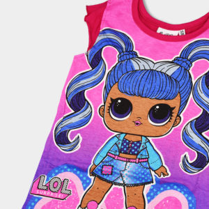 Camiseta LOL, manga corta, niña