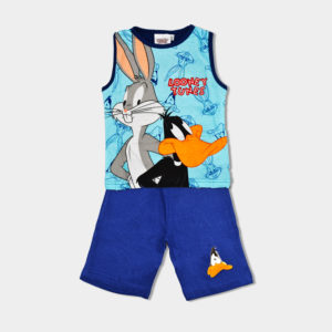 Conjunto de verano LOONEY TUNES 2 piezas niño Bugs bunny y Lucas