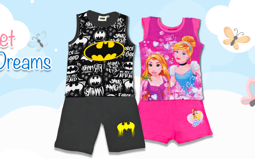 pijamas infantiles de verano para niño y niña