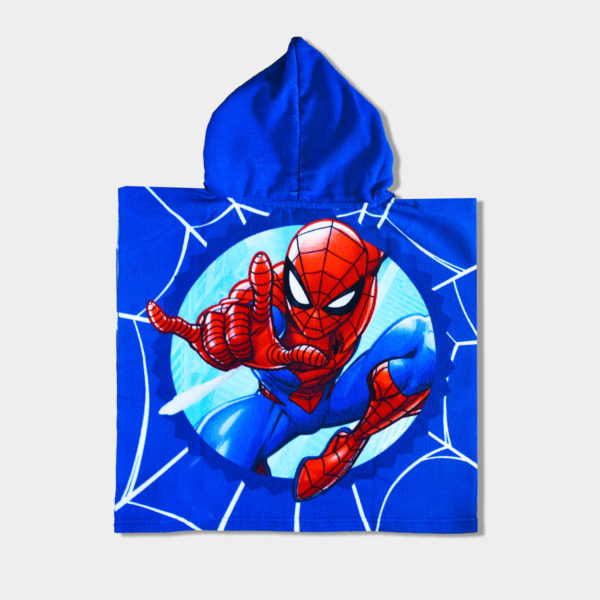 poncho spiderman niño playa marvel