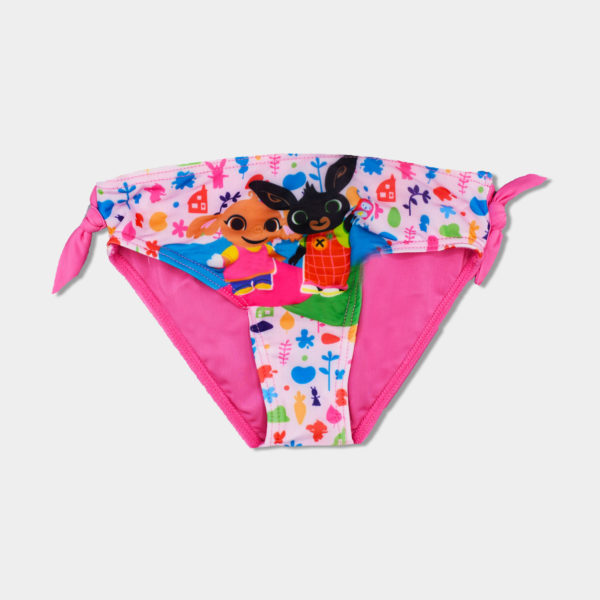 bañador culotte bing para niña color rosa fucsia