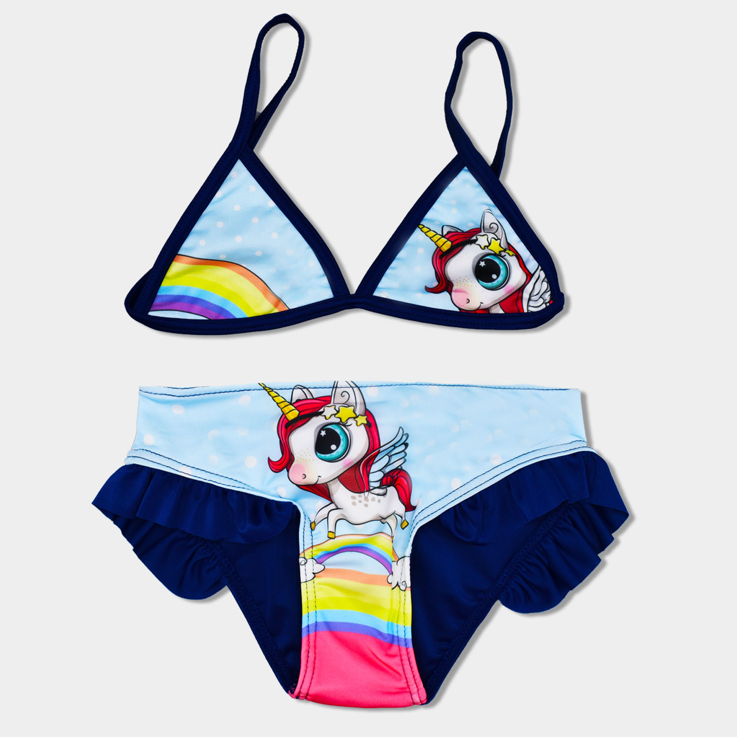 Bikini UNICORNIOS niña | Saiti Kids